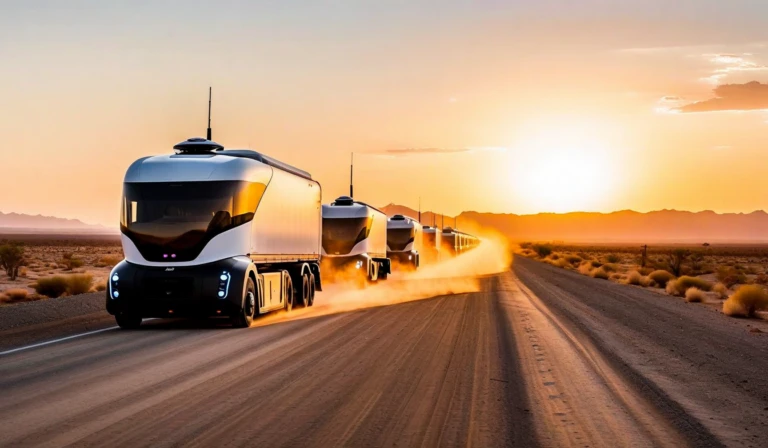 Military autonomous logistics convoy